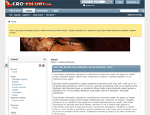 Tablet Screenshot of cro-escort.com